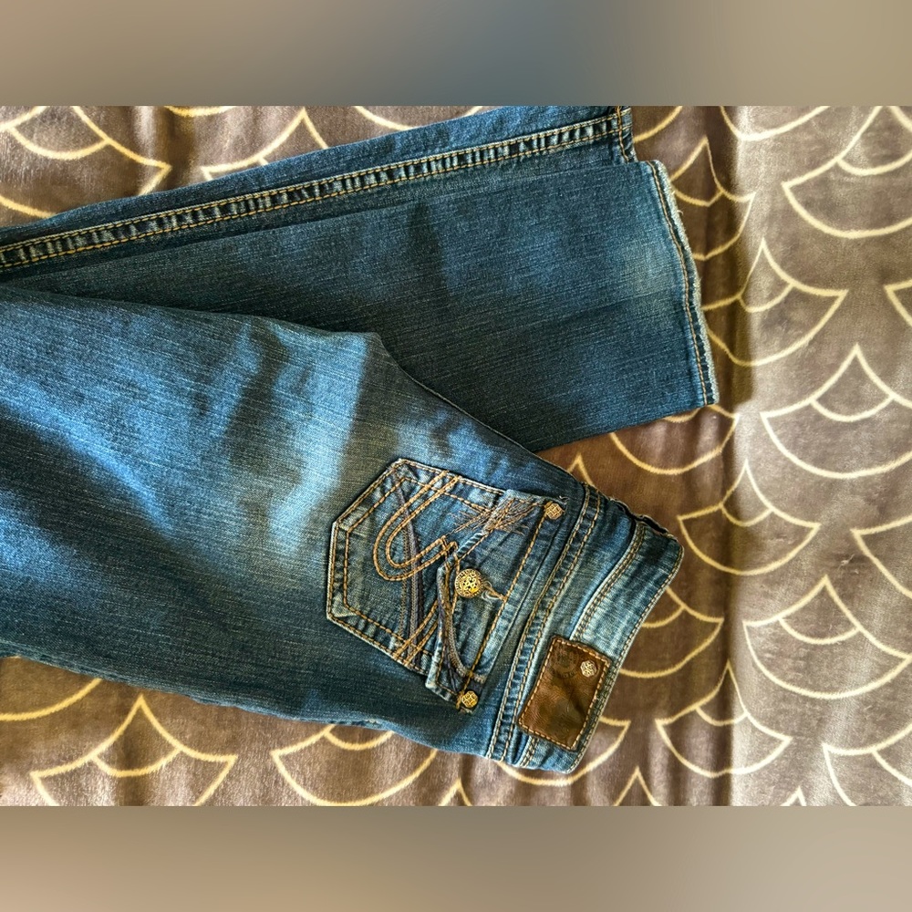 Silver jeans!